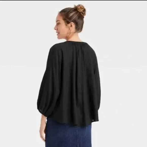 a new day Black Blouse - Picture 2 of 4